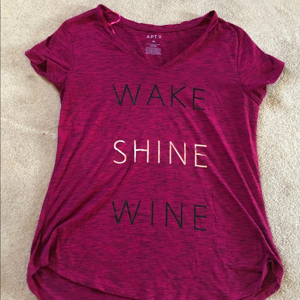 Ladies t-shirt  wine